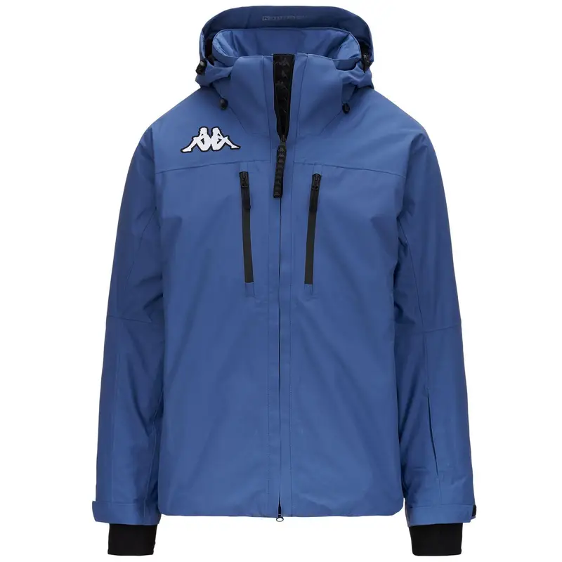 giubbotto da uomo e donna in poliestere blu da fitness | Kappa