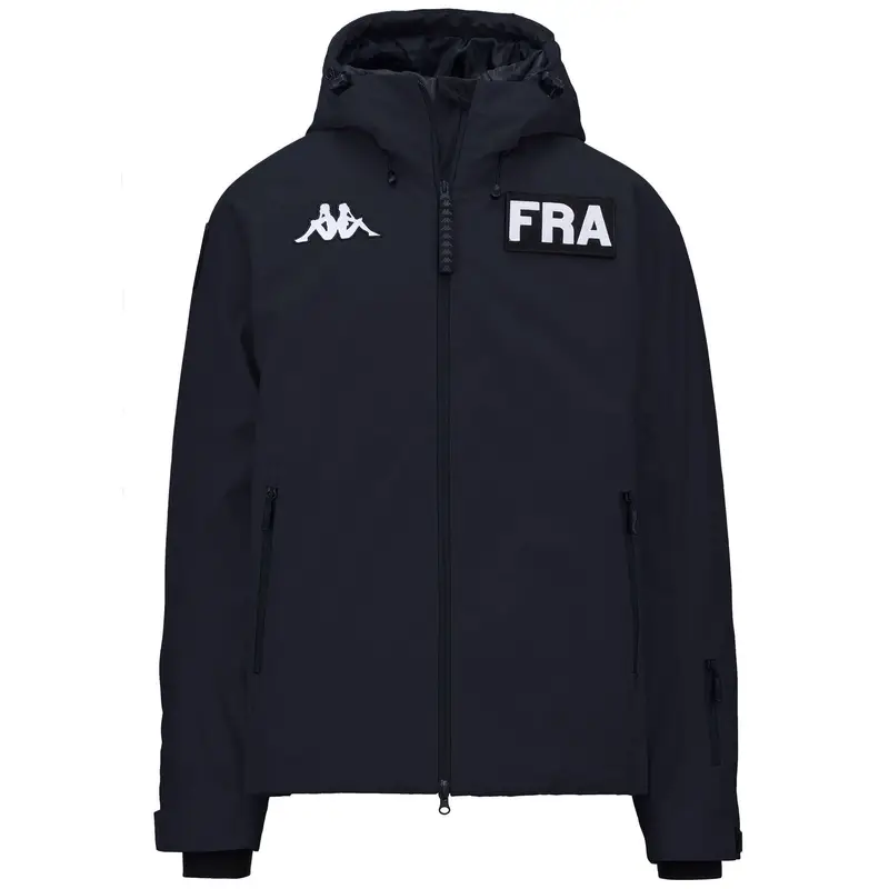 giubbotto da uomo e donna in poliestere blu da fitness . | Kappa