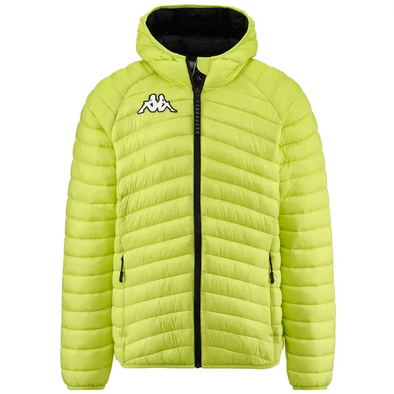 giubbotto da uomo in nylon giallo da fitness | Kappa