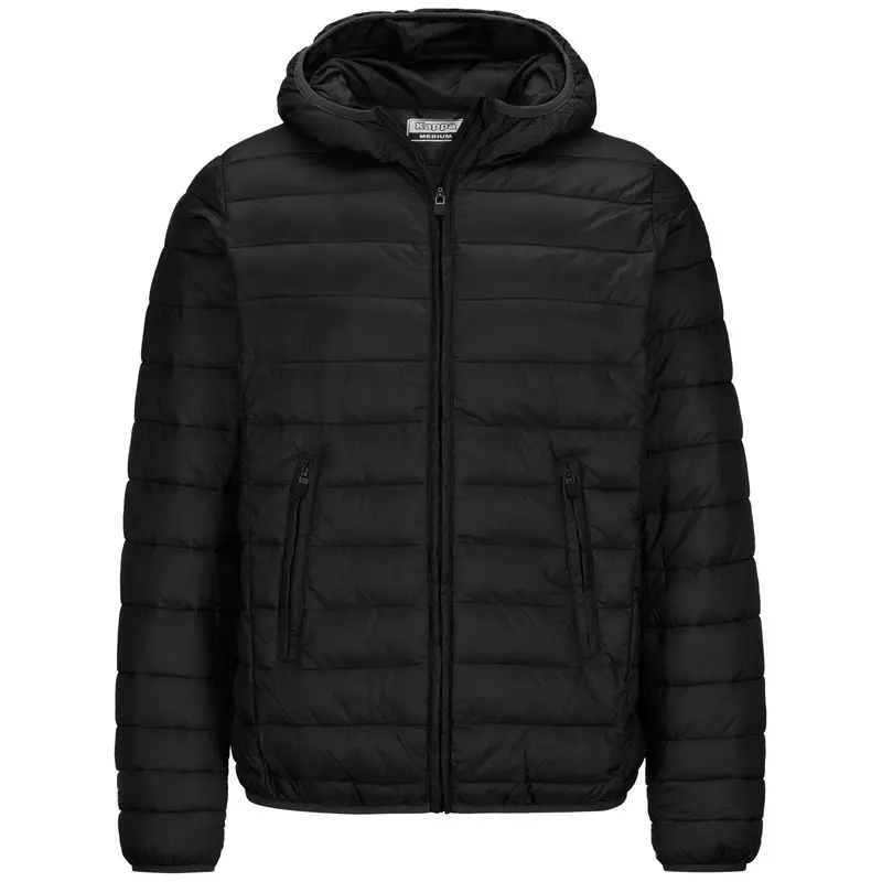 Giubbotto da uomo in nylon nero da outdoor | Kappa