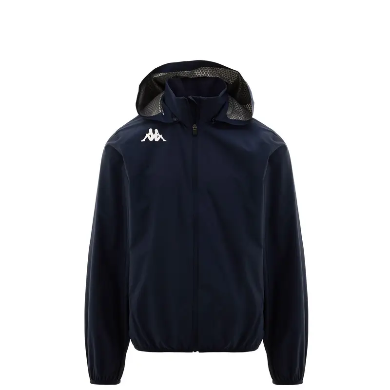 giubbotto da uomo in poliestere blu da fitness | Kappa