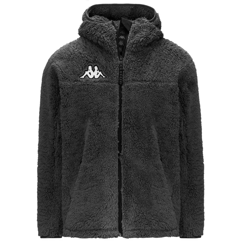 giubbotto da uomo in poliestere grigio da fitness | Kappa Grigio scuro