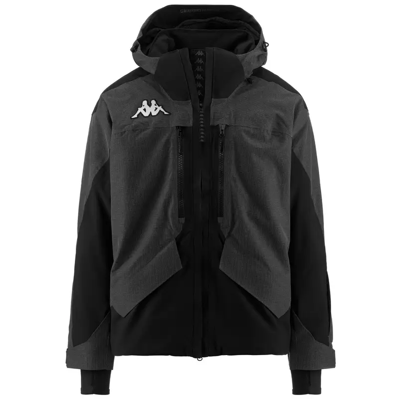 giubbotto da uomo in poliestere nero da fitness . | Kappa