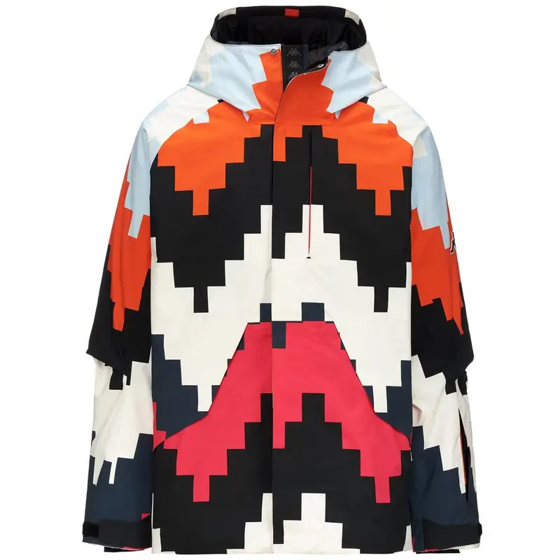 giubbotto da uomo in poliestere nero da sci e snowboard | Kappa