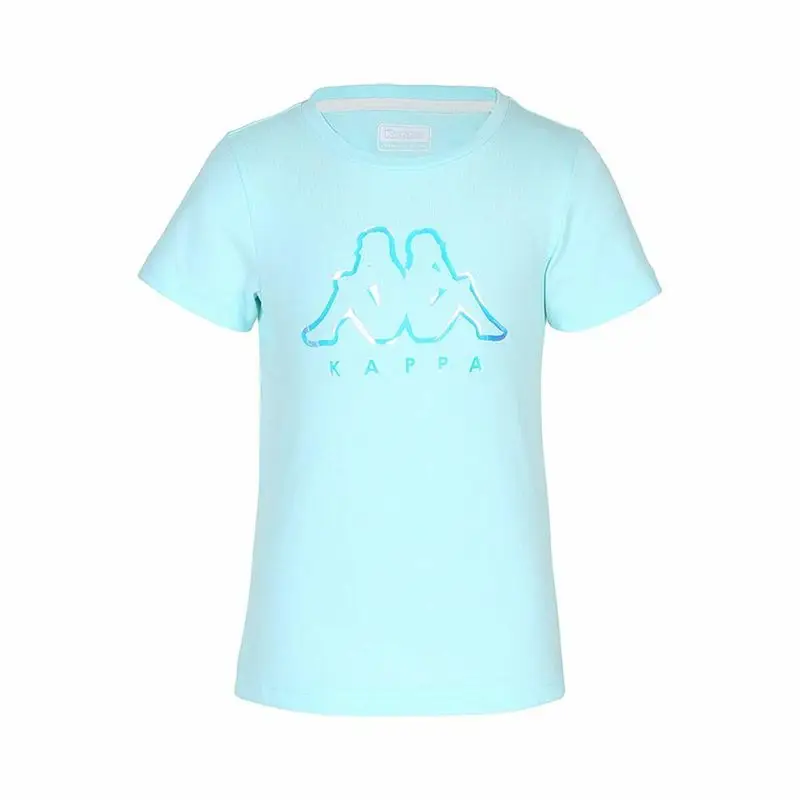 Maglia a Maniche Corte per Bambini Kappa Quissy Blue Acquamarina | Kappa Blu acquamarina
