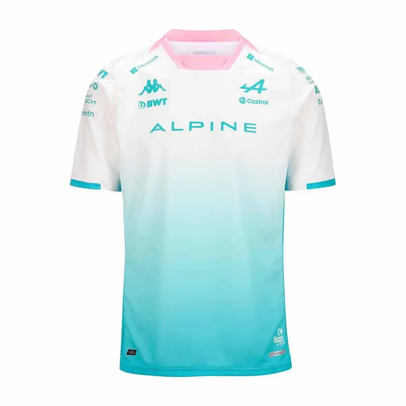 Maglia Alpine F1 Kombat Miami Ocon 2024 Blanc