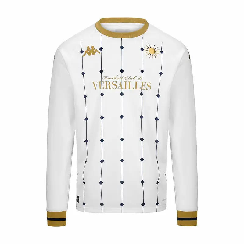 Maglia da trasferta a maniche lunghe FC Versailles 78 2024/25 Blanc