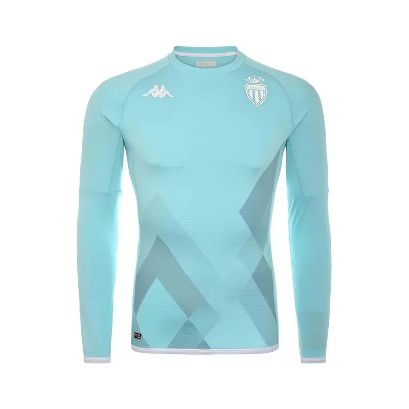 Maglia gara portiere a maniche lunghe AS Monaco Kombat Pro 2022/23 Bleu