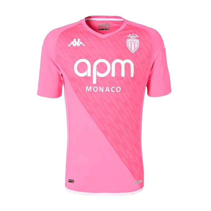 Maglia gara portiere AS Monaco Kombat Pro 2023/24 Rose