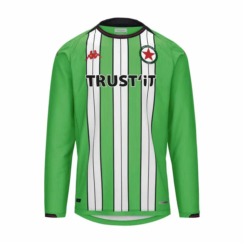 Maglia Home a maniche lunghe Red Star FC Kombat 2023/24 | Kappa Verde
