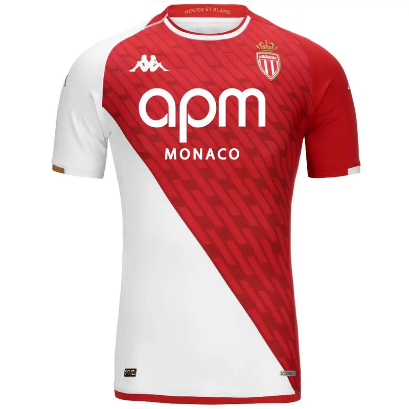 Maglia Home AS Monaco Kombat Pro 2023/24 | Kappa Rosso