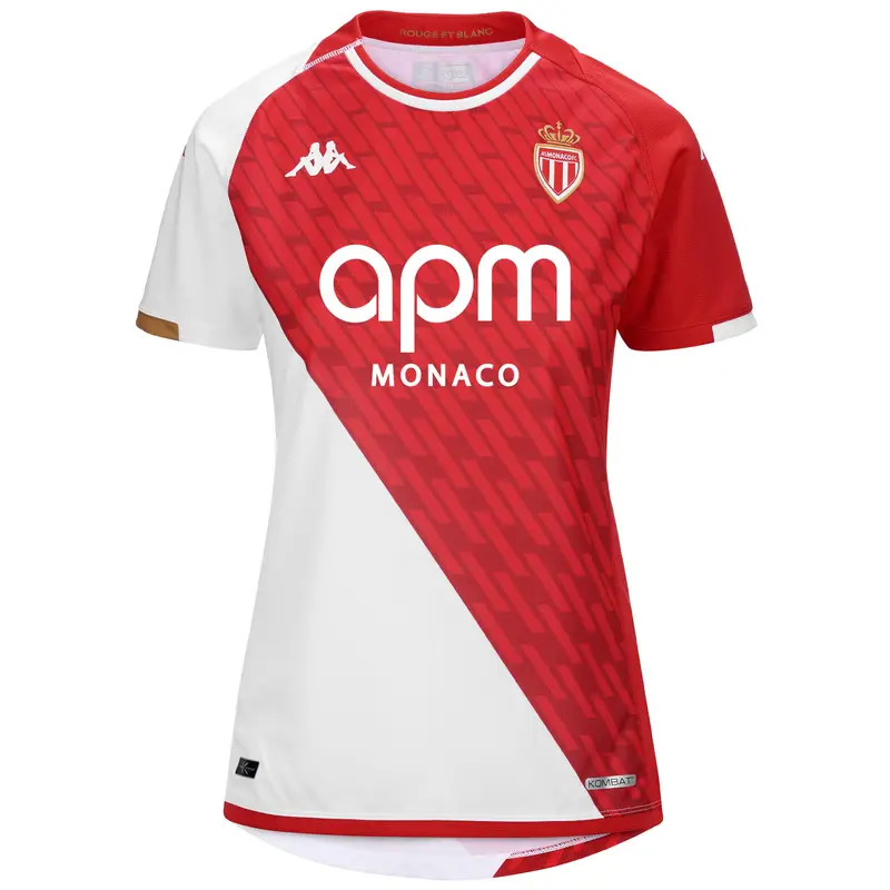 Maglia Home da donna AS Monaco Kombat 2023/24 | Kappa Rosso