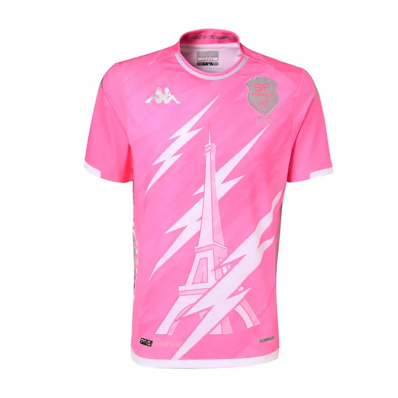 Maglia Home Stade Français Kombat Pro 2023/24 | Kappa Rosa