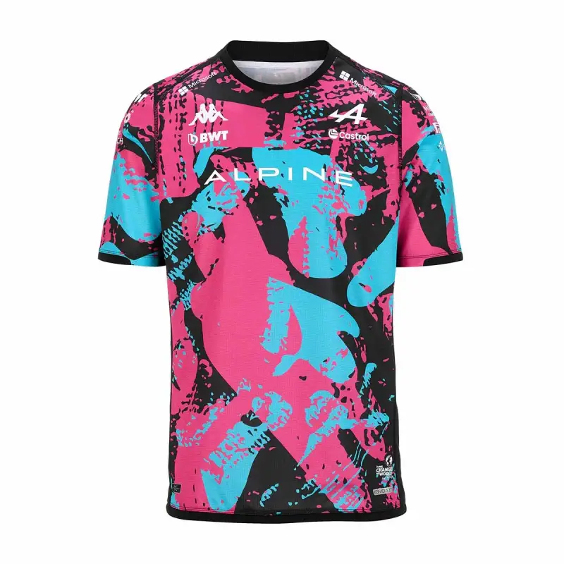 Maglia Kappa Ocon Alpine F1 2024 Noir