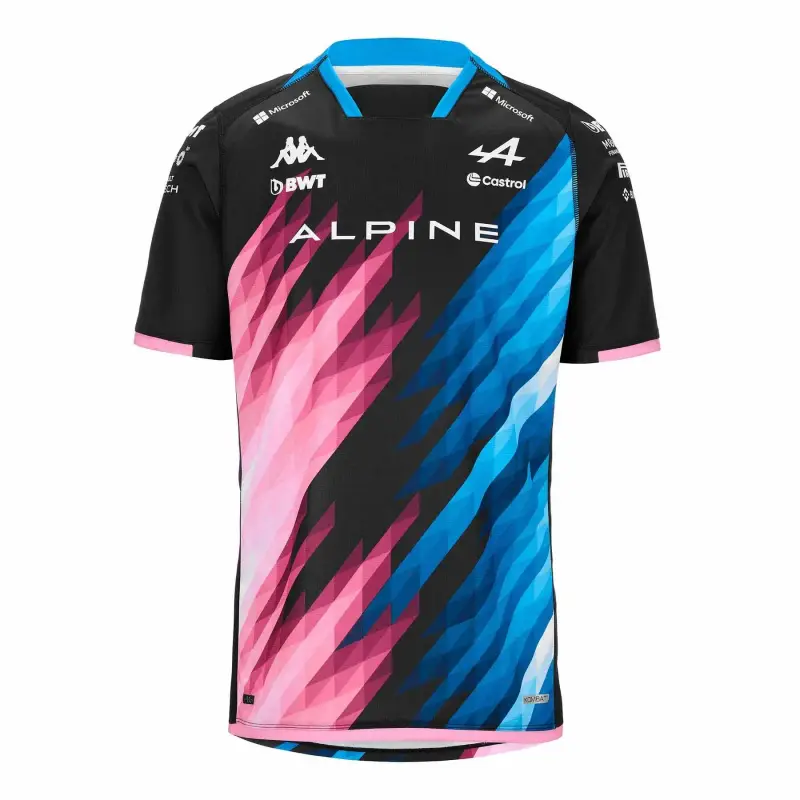 Maglia per bambini Alpine F1 Kombat Ocon 2024 Noir