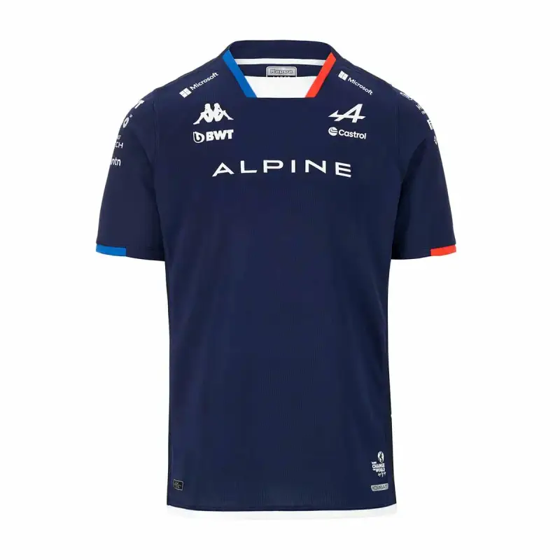Maglia per bambini Kappa Ocon Alpine F1 2024 Bleu