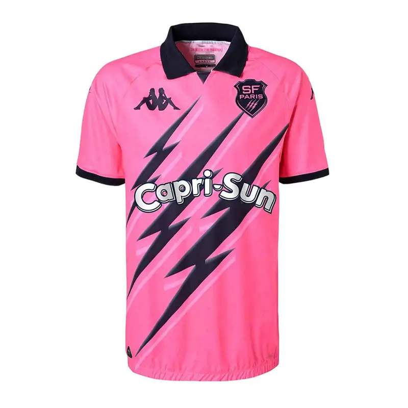 Maglia Replica Casa Stade Français Parigi 24/25 Per Bambino | Kappa Rosa