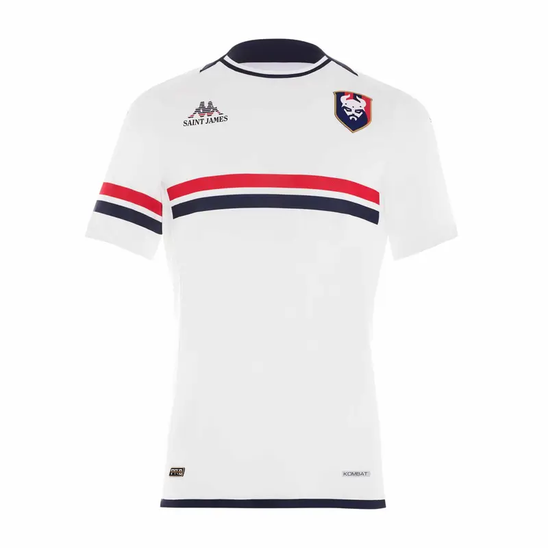Maglia SM Caen Kombat Pro Saint James 2023/24 | Kappa Bianco
