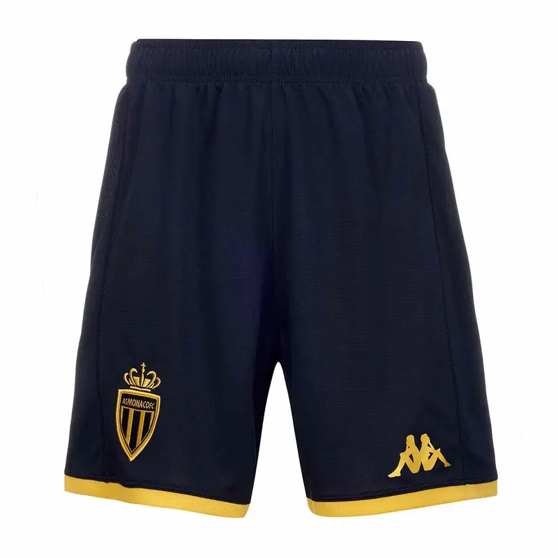 Pantaloncini calcio AS Monaco Kombat Ryder 2023/24 | Kappa Nero