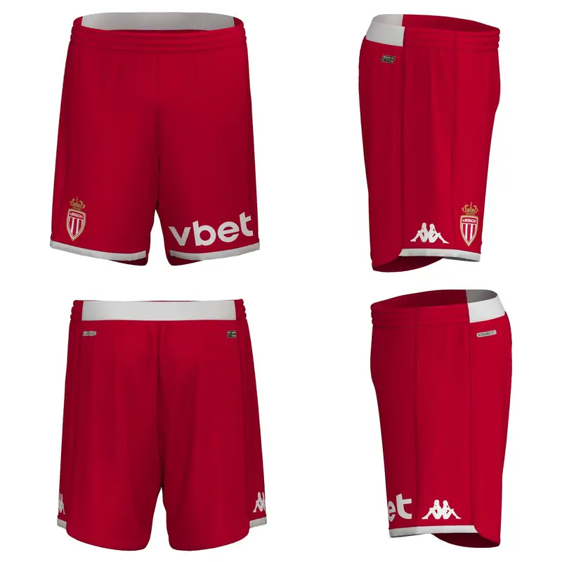 Pantaloncini calcio AS Monaco Kombat Ryder Pro 2023/24 Rouge