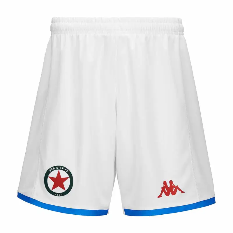 Pantaloncini calcio Red Star FC Kombat Ryder 2023/24 | Kappa Bianco