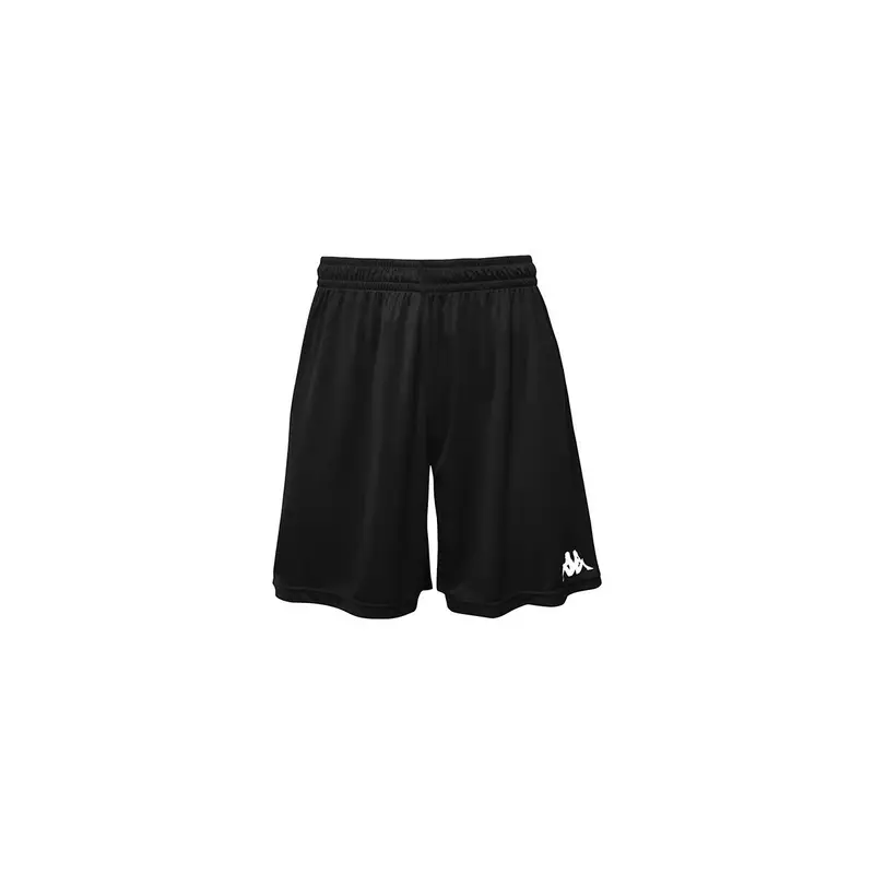 pantaloncini da bambino in poliestere nero da calcio | Kappa