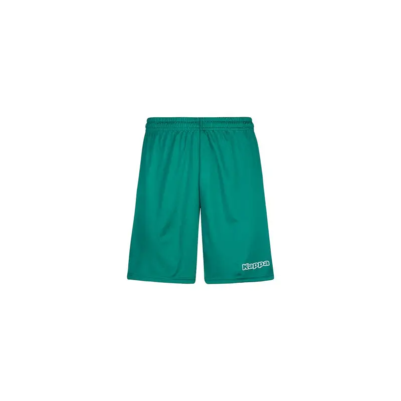 pantaloncini da bambino in poliestere verde da calcio | Kappa