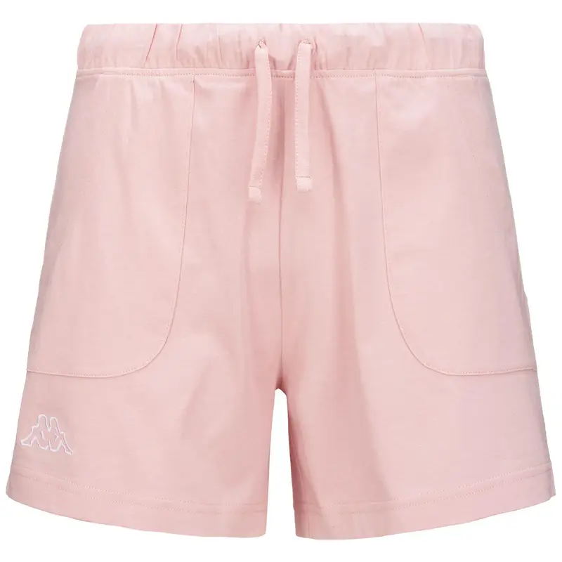 pantaloncini da donna in cotone rosa da fitness | Kappa
