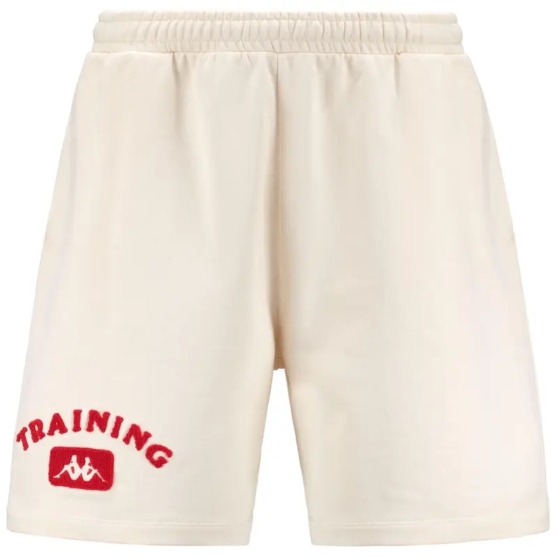 pantaloncini da uomo in cotone bianco da fitness | Kappa