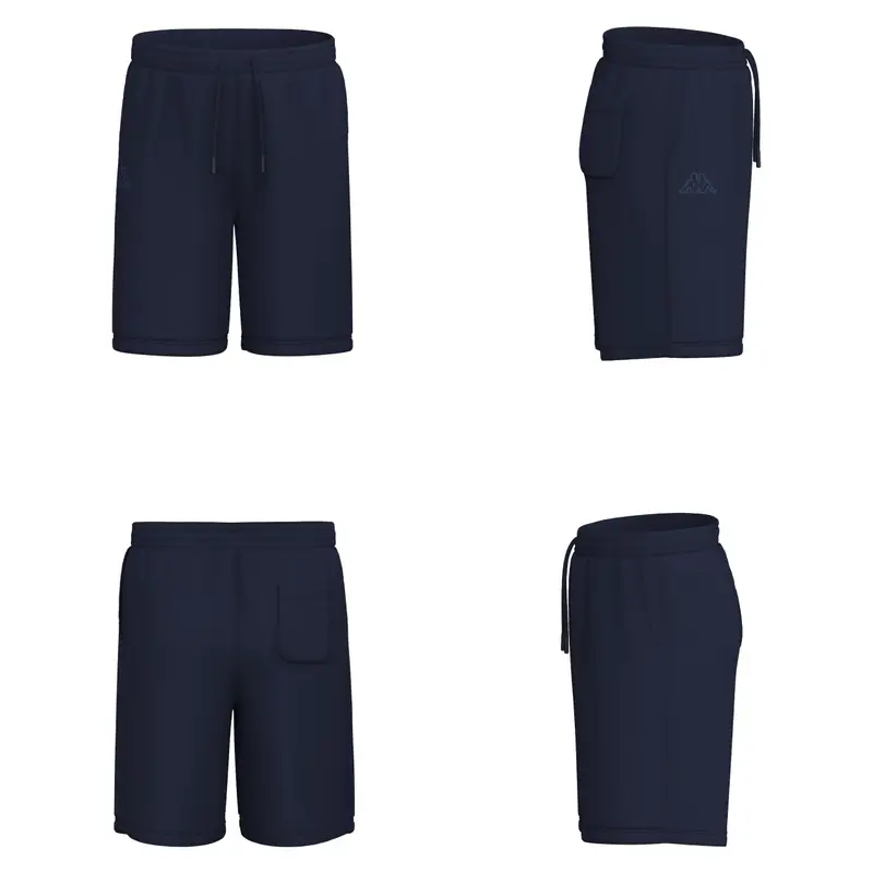 pantaloncini da uomo in cotone blu da fitness | Kappa