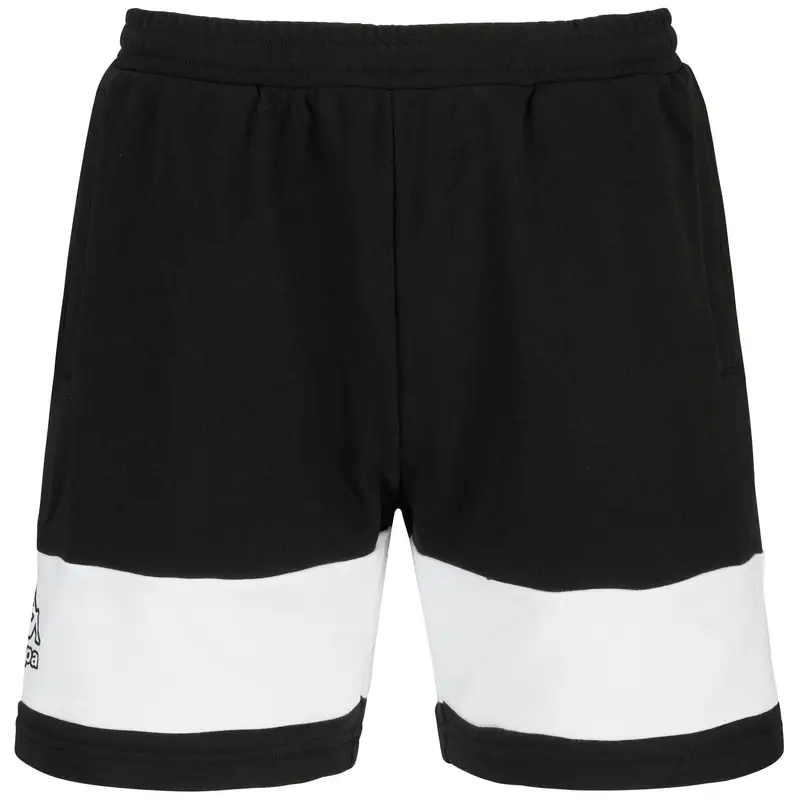 pantaloncini da uomo in cotone nero da cardio training | Kappa
