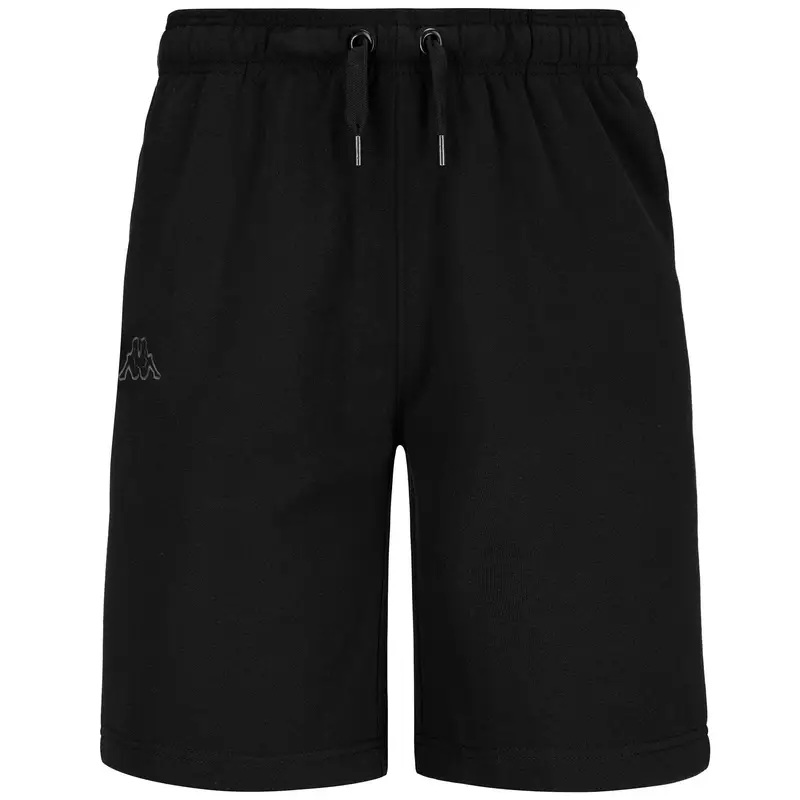 pantaloncini da uomo in cotone nero da fitness | Kappa