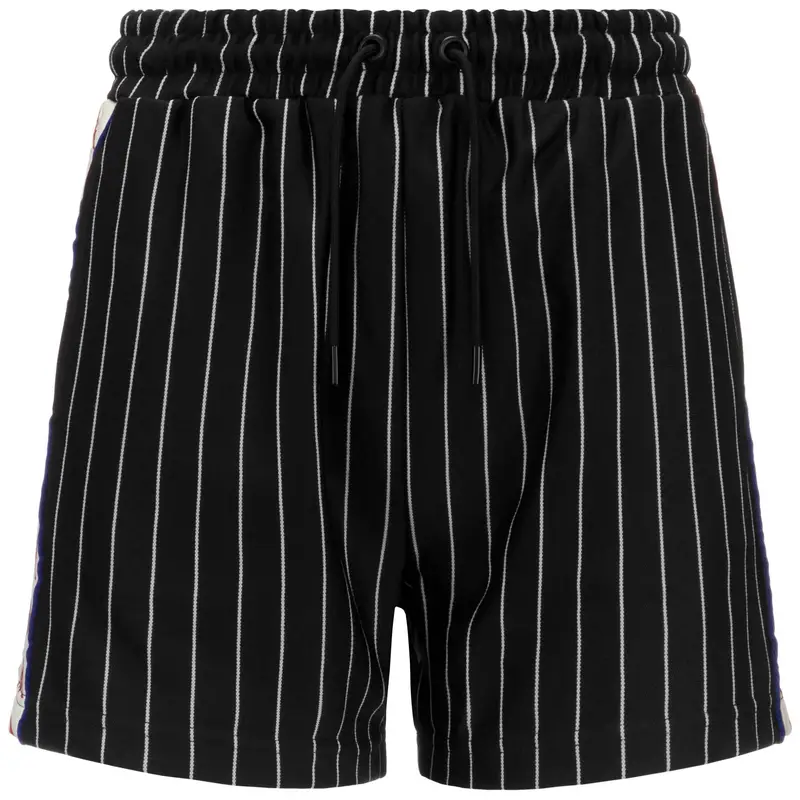 Pantaloncini sportivi da donna in poliestere nero da sport street | Kappa