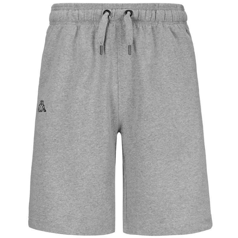 Pantaloncini sportivi da uomo in cotone grigio da palestra | Kappa