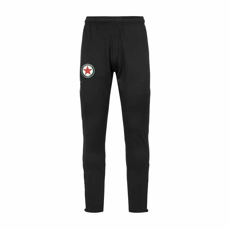 Pantaloni da allenamento AS Monaco Pro 7 Red Star 2023/24 | Kappa Nero