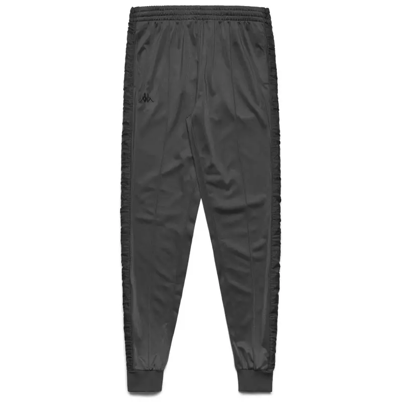 pantaloni da bambino in poliestere grigio da allenamento | Kappa Grigio scuro