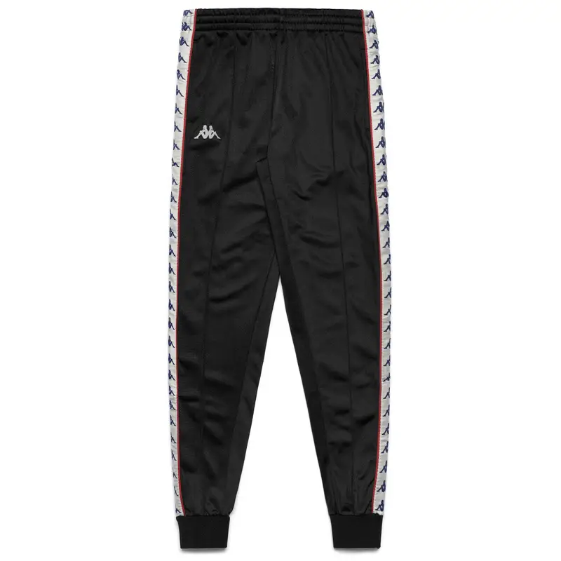 pantaloni da bambino in poliestere nero da allenamento | Kappa