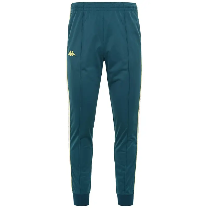 pantaloni da bambino in poliestere verde da allenamento | Kappa