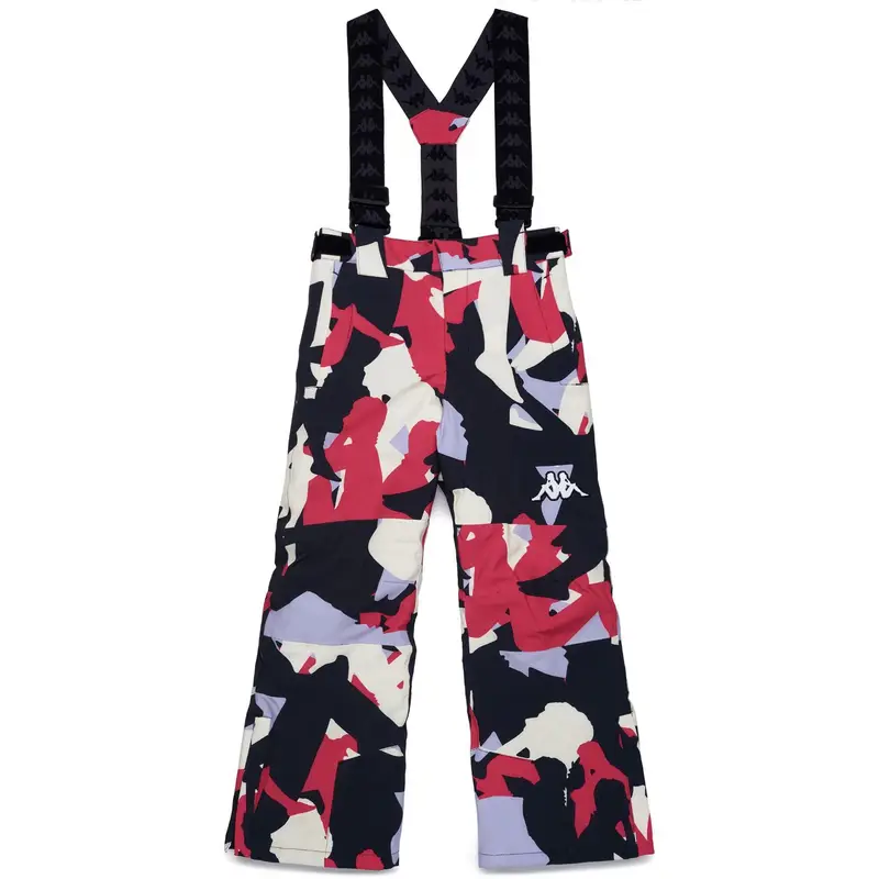 pantaloni da bambino in poliestere viola da allenamento | Kappa