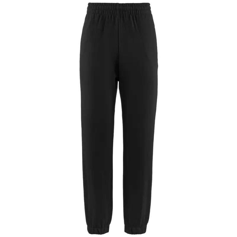 pantaloni da donna in cotone nero da fitness | Kappa