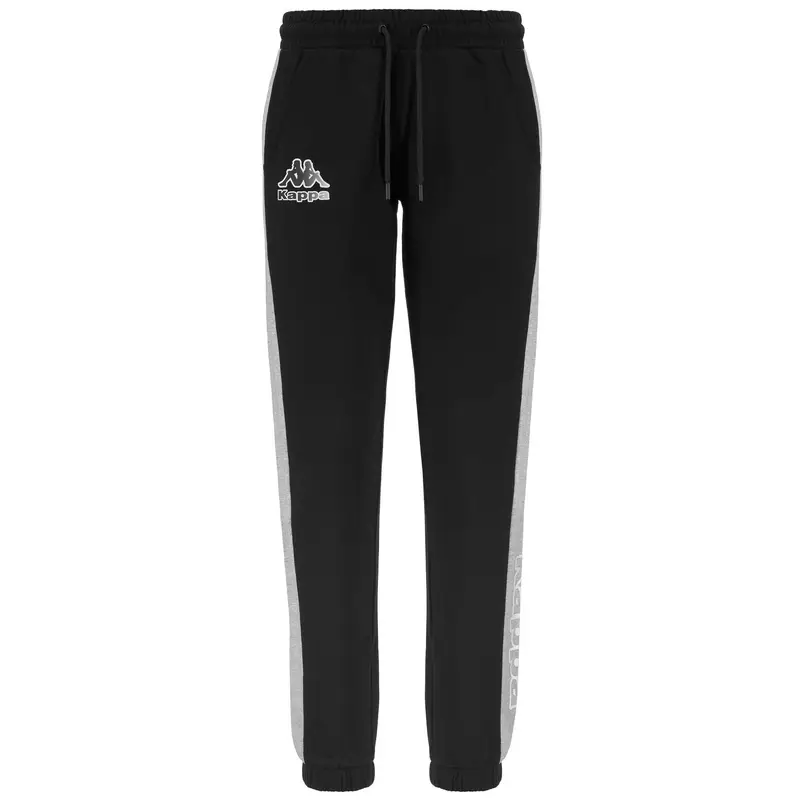 pantaloni da donna in cotone nero da fitness | Kappa