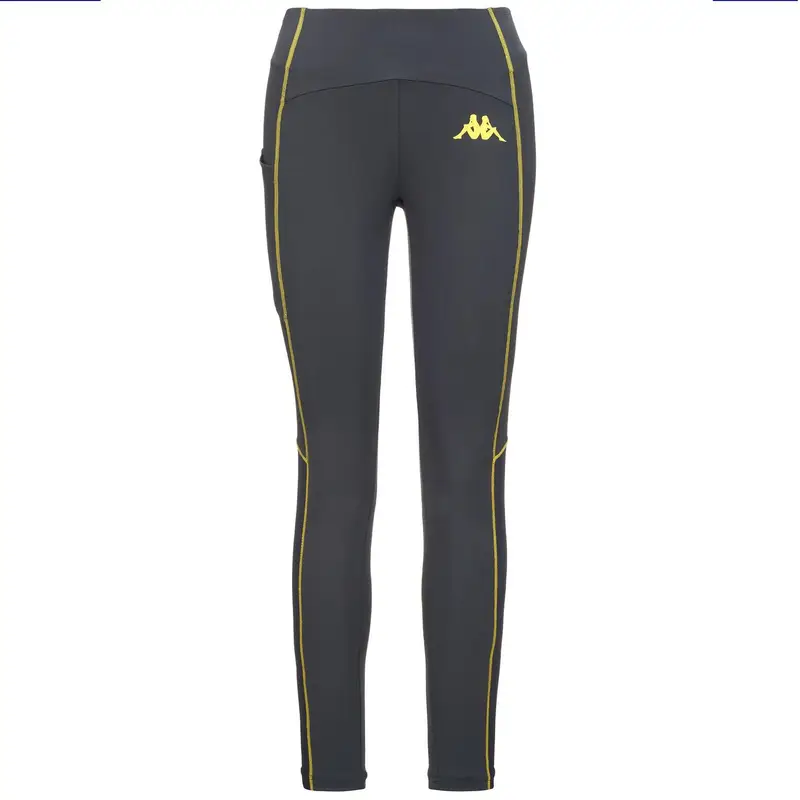 pantaloni da donna in poliestere grigio da fitness | Kappa Grigio scuro