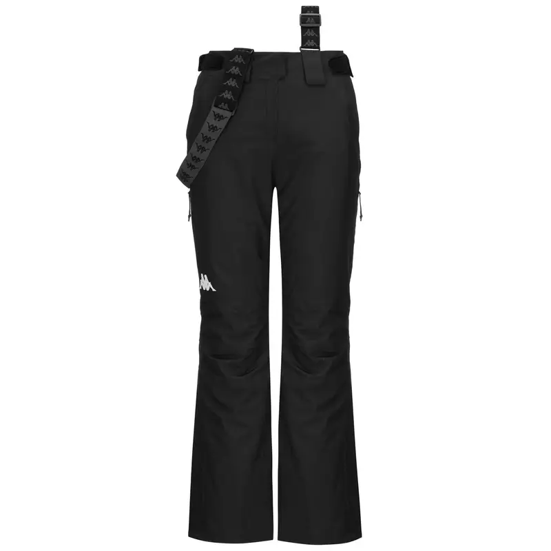 Pantaloni da donna in poliestere nero da sci | Kappa
