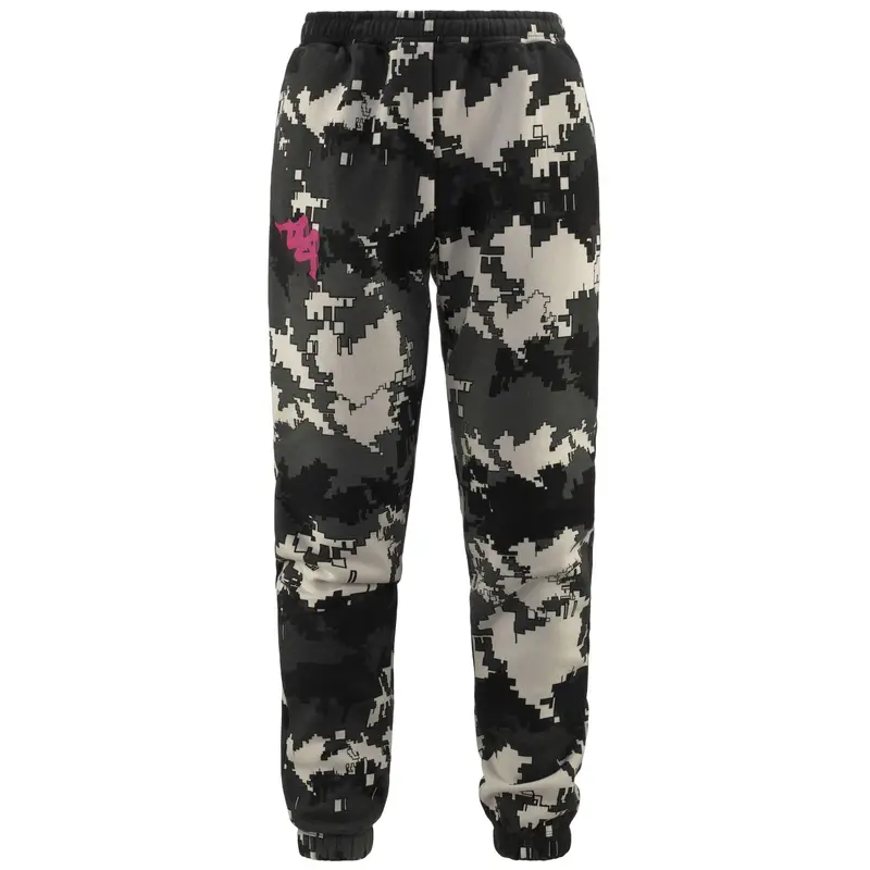 pantaloni da uomo in cotone nero da fitness | Kappa