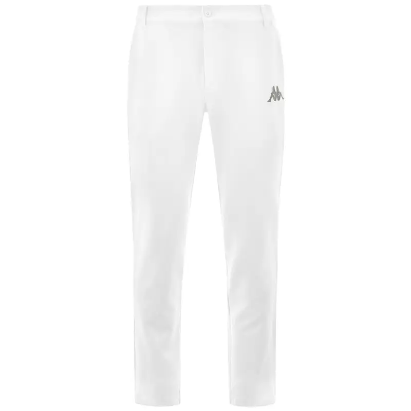 pantaloni da uomo in nylon bianco da fitness | Kappa