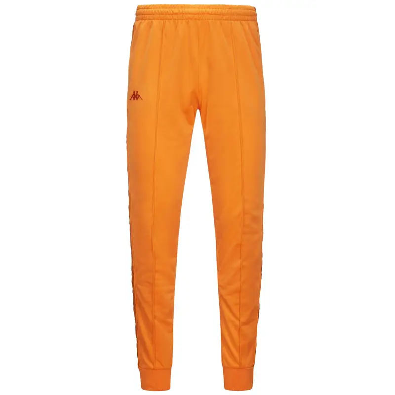pantaloni da uomo in poliestere arancio da fitness | Kappa Arancione mango