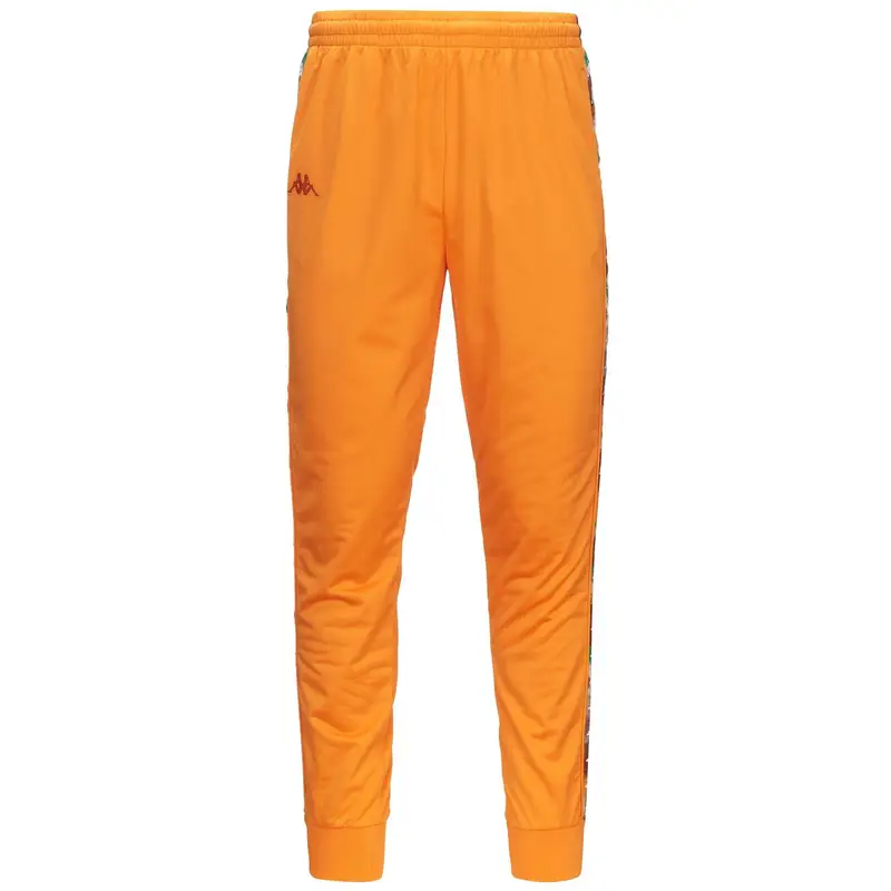 pantaloni da uomo in poliestere arancio da fitness | Kappa Arancione mango