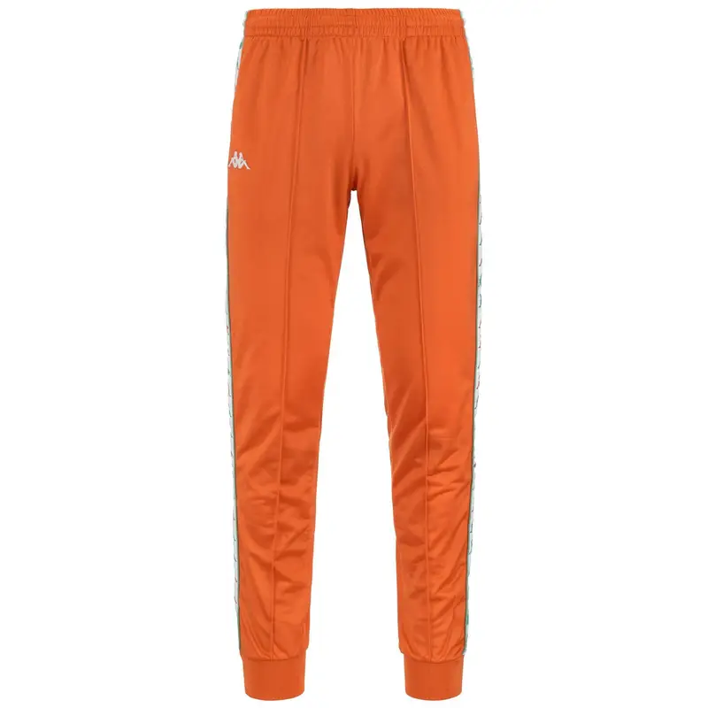 pantaloni da uomo in poliestere arancio da fitness | Kappa Arancione mango