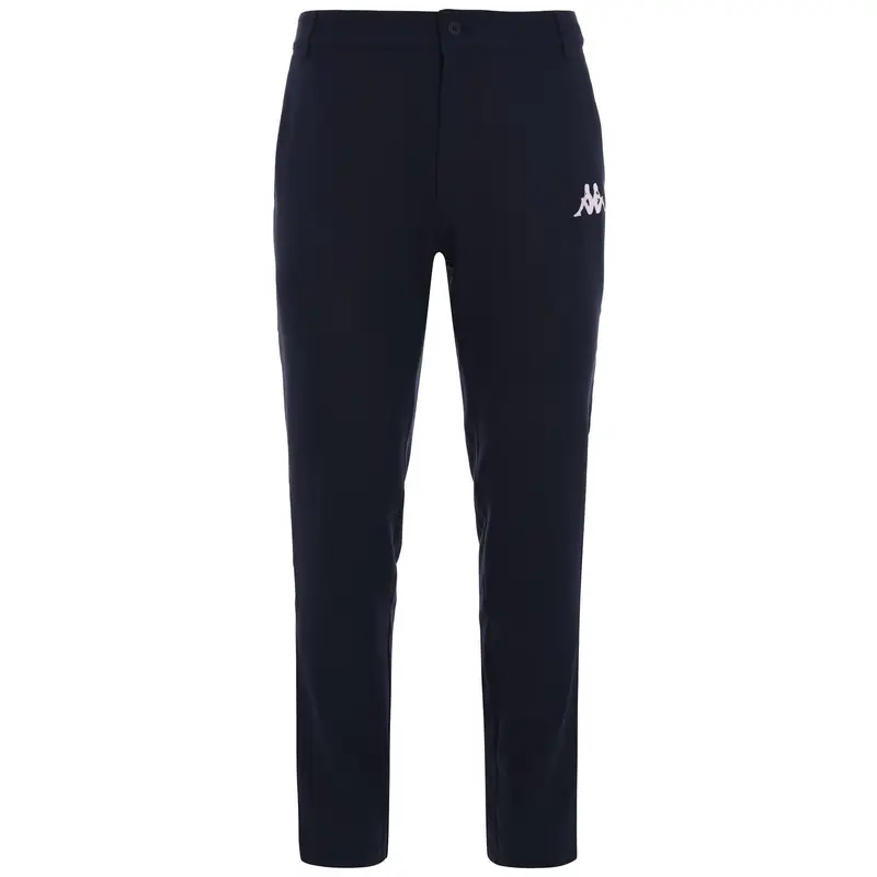 pantaloni da uomo in poliestere blu da fitness | Kappa