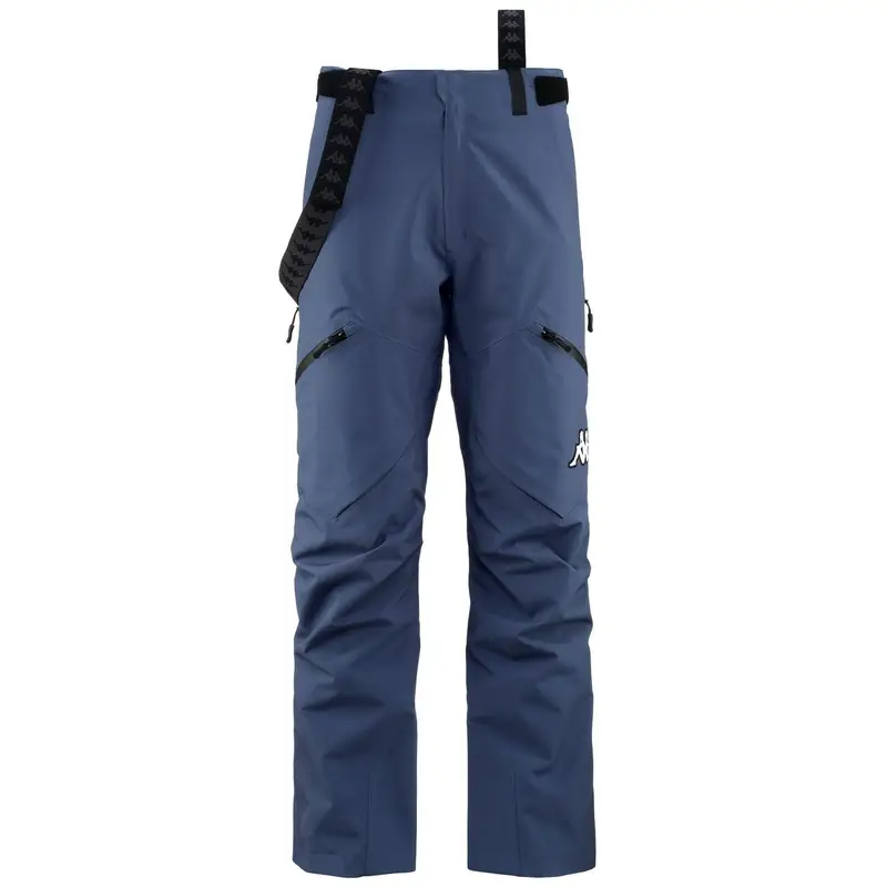 pantaloni da uomo in poliestere blu da fitness | Kappa